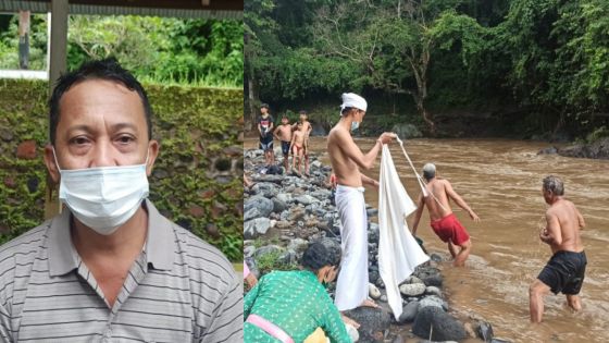 MASAKAPAN : Panyarikan Desa Adat Bengkala, Ketut Darpa. Masasapan ke Pura Beji, selanjutnya pakaian dibuang ke sungai, sebagai simbol penyucian dan mengubah status prajuru adat. Digelar Setiap Lima Tahun, Masakapan Simbol Sucikan Prajuru Adat