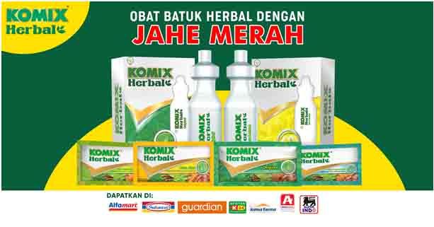 wabah corona, pandemi covid-19, komix herbal, redakan batuk