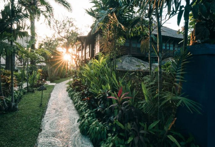 MANJAKAN TAMU: Suasana Hotel Tugu Bali yang meraih Tripadvisor Travellers' Choice Awards 2021. TUGU HOTELS AND RESTAURANT