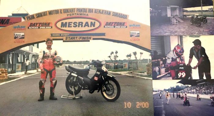 WAJIB DISIPLIN: Didik Momo saat masih menjadi pembalap road race nasional. WAJIB DISIPLIN: Didik Momo saat masih menjadi pembalap road race nasional.