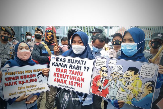Kenaikan UMK Kecil, Buruh ''Menggugat'' Kenaikan UMK Kecil, Buruh ''Menggugat''