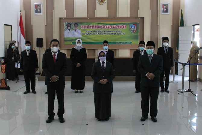 Bupati Jombang foto bersama usai pelantikan Bupati Jombang foto bersama usai pelantikan