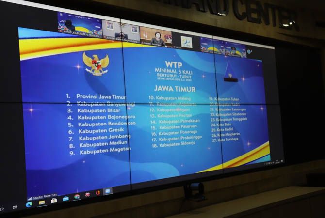 Raih WTP 8 Kali Berturut-turut, Kemenkeu RI Apresiasi Pemkab Jombang Raih WTP 8 Kali Berturut-turut, Kemenkeu RI Apresiasi Pemkab Jombang