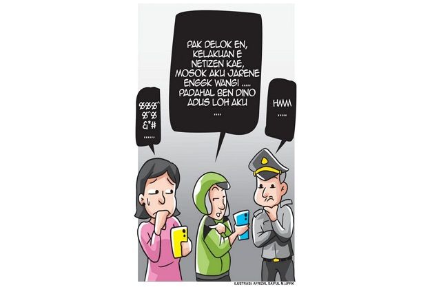 Komentar di IG Ojol ‘Bau Kecut’, Warga Ngadisimo Minta Maaf