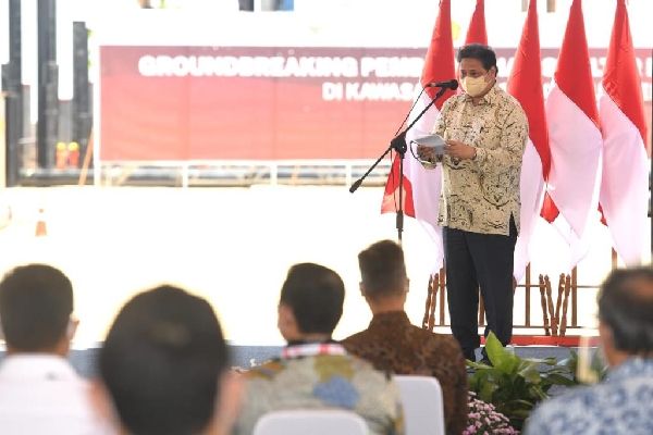 Presiden Jokowi & Menko Airlangga Groundbreaking Smelter Freeport Presiden Jokowi & Menko Airlangga Groundbreaking Smelter Freeport