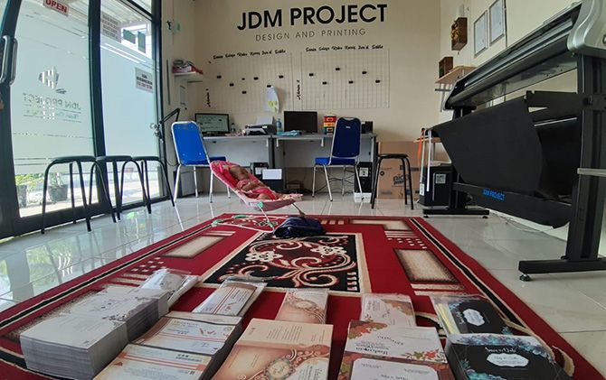 Ruang desain sekaligus tempat kerja JDM Project. Ruang desain sekaligus tempat kerja JDM Project.