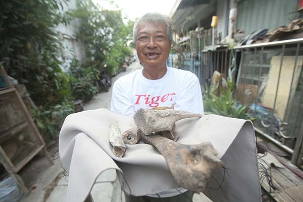 KUNO: Tulang belulang yang ditemukan di kawasan Pandean. KUNO: Tulang belulang yang ditemukan di kawasan Pandean.
