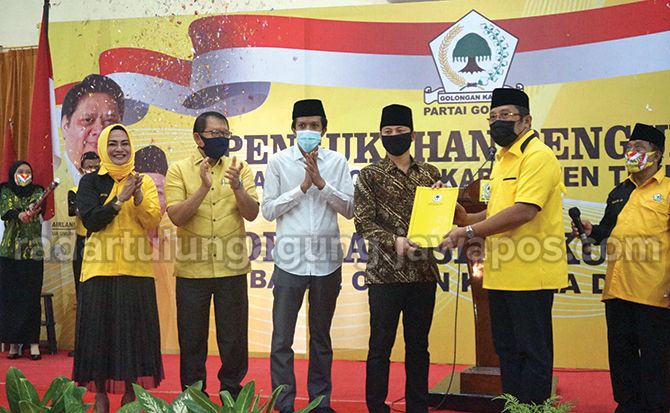 Pengurus Baru DPD Partai Golkar Kabupaten Trenggalek Dikukuhkan