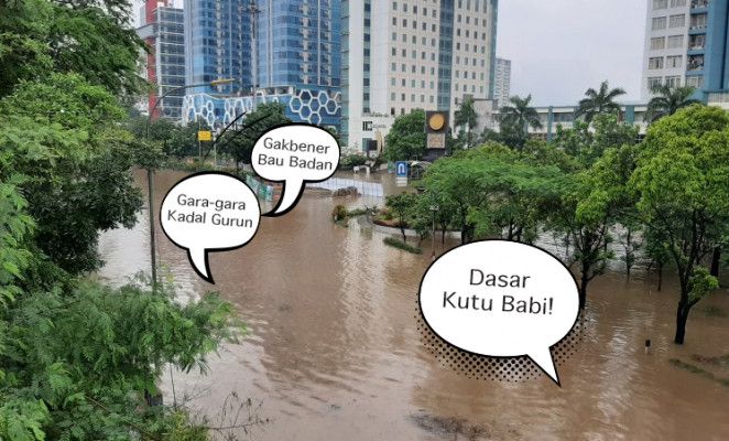 Banjir Jakarta Antara Dendam Pilpres Hingga Dendam Ilmiah