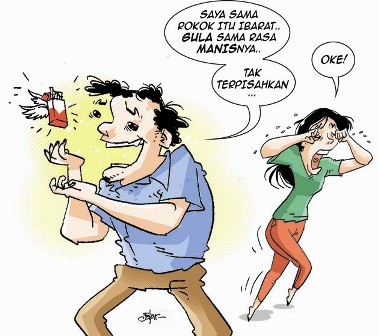 13+ Gambar Kartun Orang Lagi Merokok - Gani Gambar